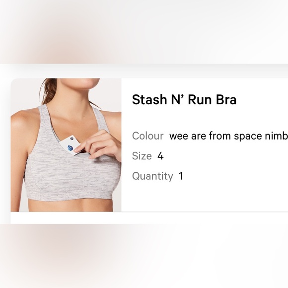 Lululemon sports bra size 4 - Picture 5 of 5